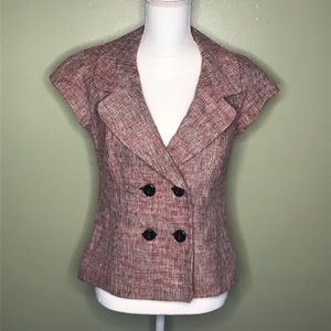 Classiques Entier Sz S Blazer Jacket Short Sleeve